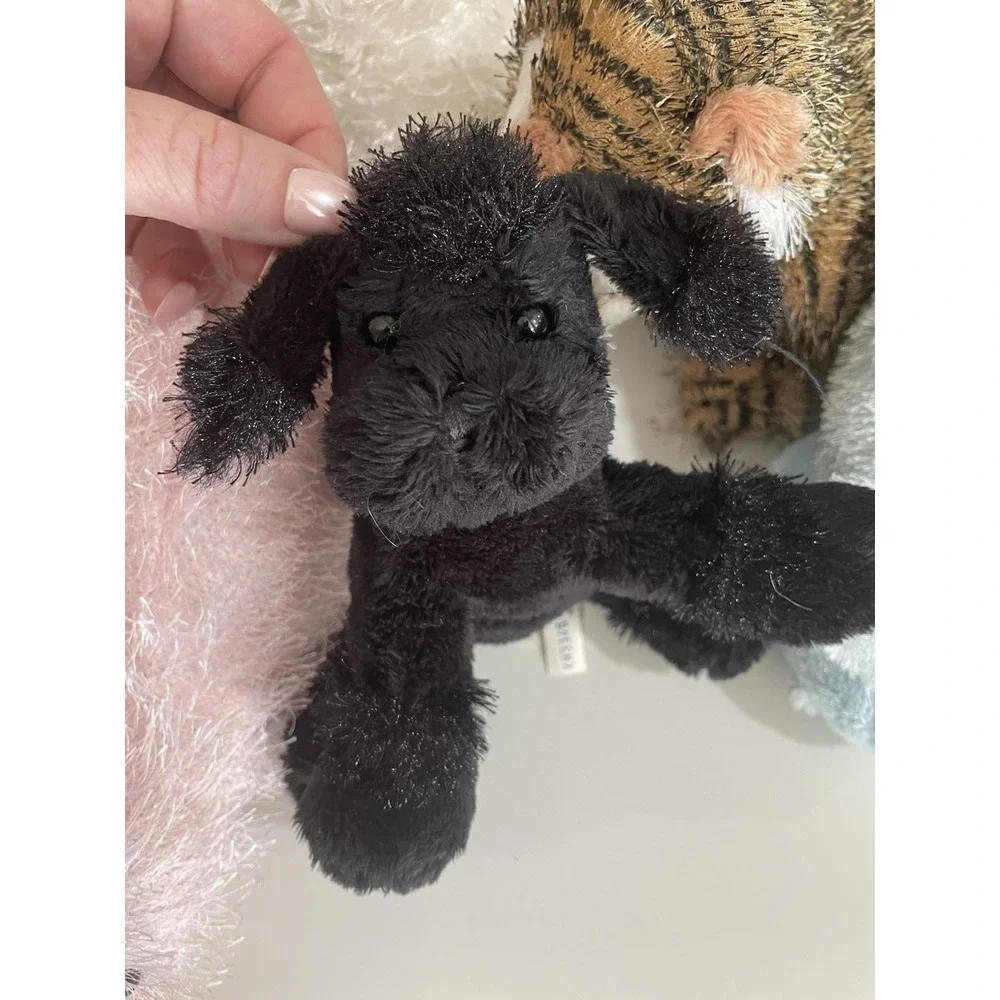 Lot Of 5 Ganz Webkinz Curly Dog Platypus Tiger Hippo‎ No Codes